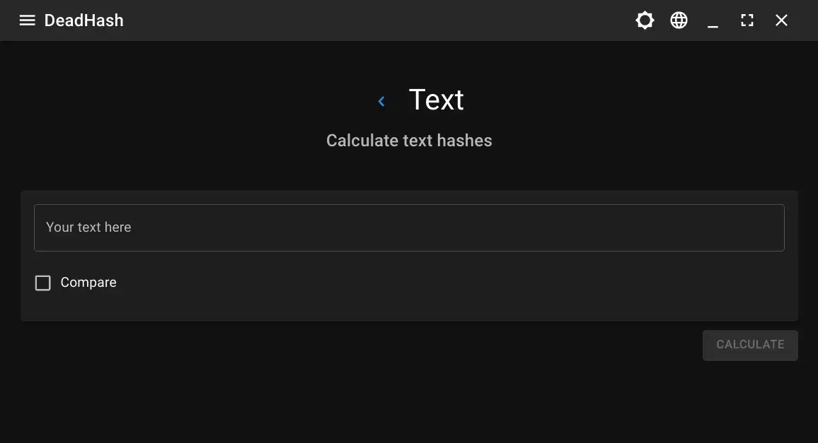 DeadHash text