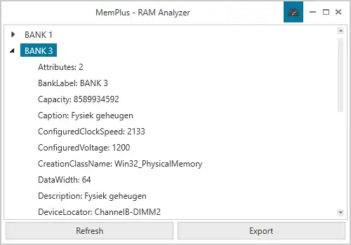MemPlus memory analyzer